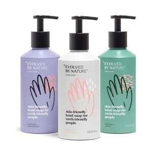 3 - 12 Oz Refillable Aluminum Bottles Of Liquid Moisturizing Fragrance Hand Soap